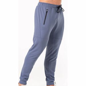 Pantalones de lona transpirables ligeros para hombre, cordón antiarrugas, estilo informal, patrón recto teñido liso, alto servicio OEM - Product Image 3