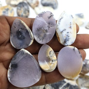SELECTED Dendrite Opal Druzy Cabochon, pierre précieuse semi-précieuse naturelle pour la fabrication de bijoux, Opal Boho Style Bijoux LOT Opal - Product Image 2