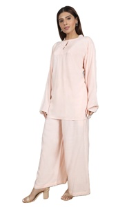 Tenues de cordon sur mesure Streetwear Ensembles de cordon deux pièces Vêtements de détente Ensemble de cordon à la mode uni pour femmes - Product Image 5