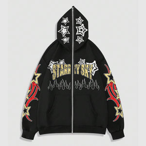 เสื้อฮู้ดสั่งตัดสำหรับผู้ชายเสื้อฮู้ดพิมพ์ลายตามสั่งสำหรับทีมวิทยาลัย DTG DTF การระเหิดการปักพลอยเทียมเน้นการส่งทั่วโลกปลอดภัย - Product Image 1