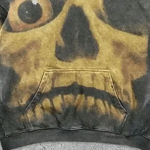 Logo personnalisé en coton 320 360Gsm Sweat à capuche court Hommes Streetwear Sweat à capuche lourd Sweats à capuche courts surdimensionnés - Product Image 6