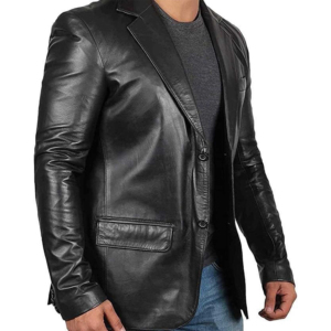 Wholesale Custom Cotton Filled 100% <b>Genuine</b> Leather <b>Nylon</b> Men Jacket Zipper Closure Vintage Style Casual Wear Men Leather Jacket - Product Image 4