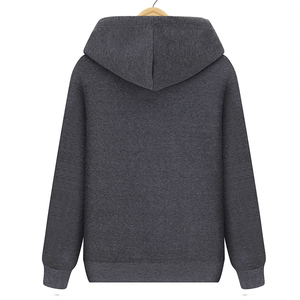 Sudaderas con capucha de mezcla de algodón 100% para hombre, sudaderas de entrenamiento de invierno de peso pesado, bordado 3D básico - Product Image 2