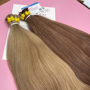 Meilleure vente 100% cheveux vierges vietnamiens Super Double cheveux raides en vrac Extensions de cheveux humains - Product Image 3