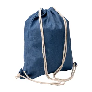 Zaino sportivo Dimas sostenibile con coulisse per gadget promozionali - Product Image 1