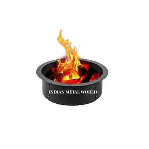 <b>Marvelous</b> Design Black Color Charcoal Fire Pit Exclusive Quality Customized Shape Solid Iron Backyard Burning in India - Product Image 3