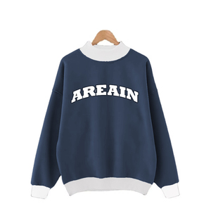 Vente en gros d'usine, vêtements décontractés pour femmes, col montant, logo sur le devant, 100% coton, léger, respirant, vêtements d'hiver - Product Image 2