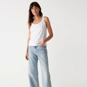 Débardeur à encolure dégagée polyvalent pour femmes en coton doux confortable pour un usage quotidien et une superposition - Product Image 1