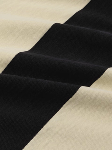 Polo à manches longues de rugby à rayures classiques pour hommes Matériau en coton confortable avec impression de logo d'équipe personnalisée - Product Image 5