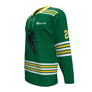 Jersey de hockey sobre hielo de alta calidad 2025 Mejor diseño personalizado Haga su propio equipo Jersey de hockey sobre hielo profesional - Product Image 4