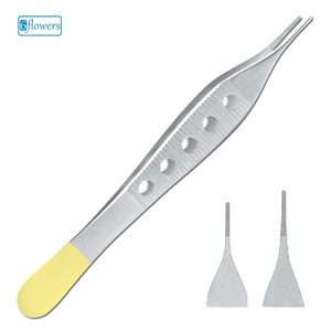 แหนบผ่าตัดน้ำหนักเบา ADSON (0.5 มม.) ปลายแหลมสแตนเลสสตีลน้ำหนักเบา 0.5 มม. สำหรับการผ่าตัดทางการแพทย์ - Product Image 1