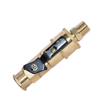 Adaptateur de connexion ou de déconnexion rapide pour tuyau de gaz ou d'air pour RV Propane