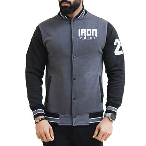 แจ็คเก็ตวาร์ซิตี้สไตล์สตรีทแฟชั่นใหม่สำหรับผู้ชาย ปักลายตามสั่ง คอตั้ง แขนยาว ผ้าแคนวาสสำหรับฤดูหนาว ราคาสมเหตุสมผล - Product Image 1