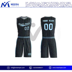 Uniformes de basket-ball personnalisés Tissu respirant de qualité supérieure, impression par sublimation, ensemble maillot et short pour hommes - Product Image 3