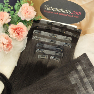ผมแท้แบบคลิปหนีบทำในเวียดนาม - Product Image 1