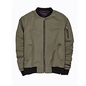 Chaqueta Bomber para Hombre, Estilo Único, Superventas 2025, Servicio OEM, Ropa para Hombre, Chaqueta Bomber de Manga Larga con Logotipo Bordado - Product Image 2