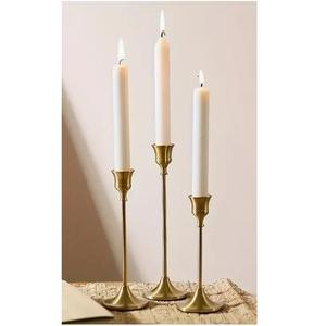 ที่วางเทียนโลหะแบบเรียวสำหรับห้องขนาดกะทัดรัดให้การจัดแสดงเทียนที่หรูหราโดยไม่ต้องใช้พื้นที่บนโต๊ะ - Product Image 1