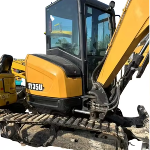 Mini Pelleteuse SANY SY35u d'occasion SY16c SY26u SY55c d'occasion avec moteur Yanmar Excellent état - Product Image 1