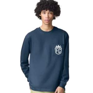 Camiseta Clásica de Manga Larga para Hombre, Cuello Redondo, Algodón, Ropa Casual, Estilo Urbano Minimalista - Product Image 5