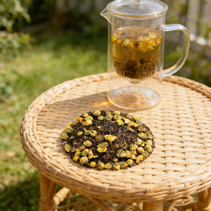 Хит продаж: Чай Пуэр с хризантемой H-019 Yunding, фруктовые чайные пакетики, смешанные вкусы, натуральный, полезный, с возможностью индивидуального заказа - Product Image 1