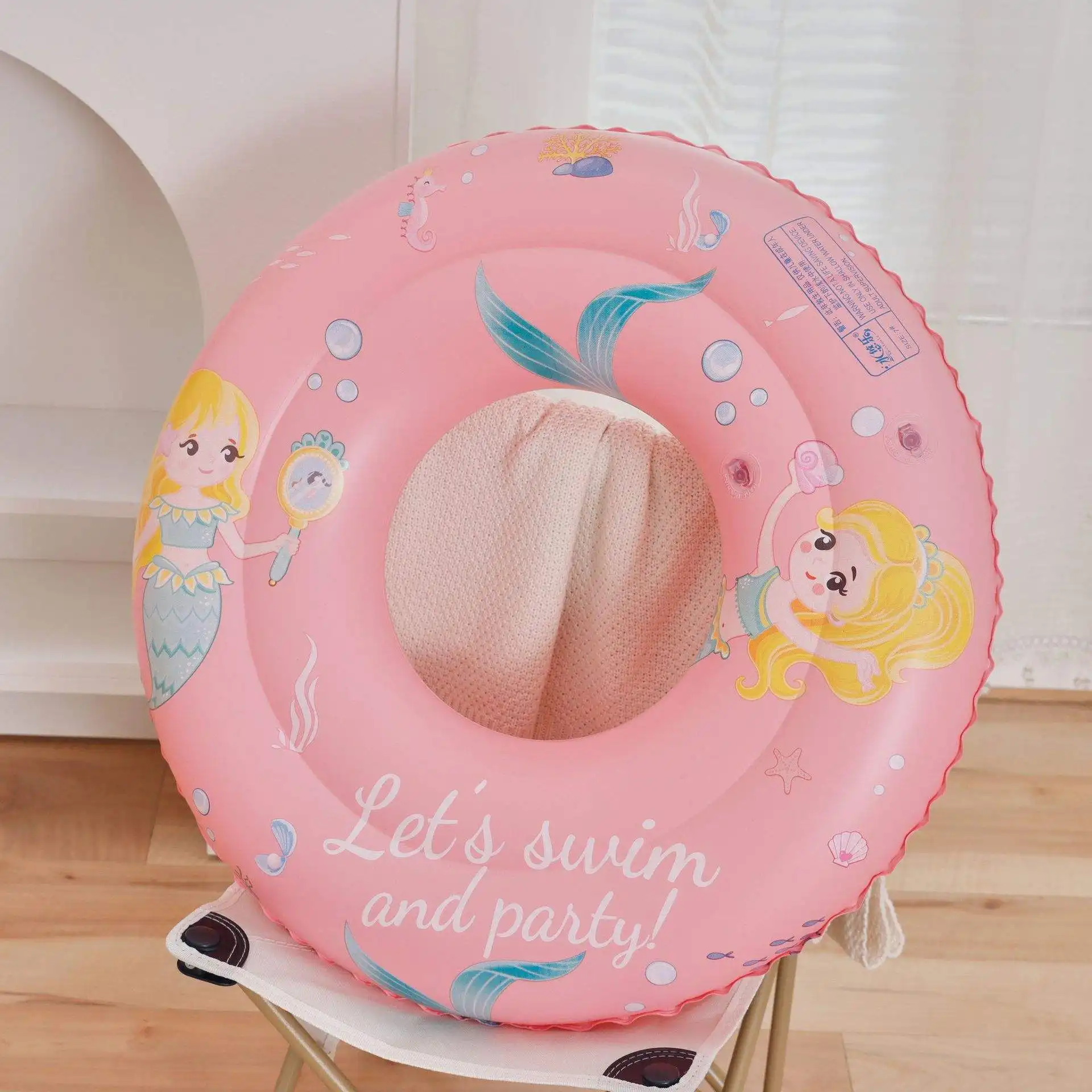 बच्चों के लिए समर कस्टम पूल फ्लोट बेबी स्विमिंग रिंग इन्फ्लैटेबल डोनट पूल फ्लोट ट्यूब वॉटर रिंग