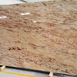 Design moderne, dalle de pierre de granit de 3cm d'épaisseur polie brun ivoire de qualité supérieure, surface durable grand format - Product Image 1