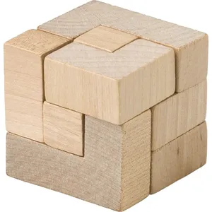 Puzzle en bois ambré personnalisé, jouets et gadgets promotionnels - Product Image 1
