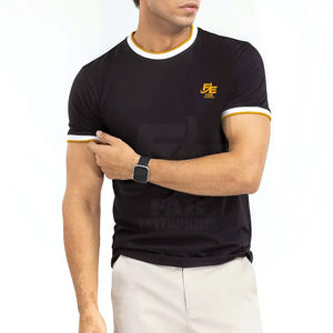 T-shirts d'été pour hommes en coton doux T-shirt personnalisable OEM pour hommes confortable à porter au quotidien - Product Image 1