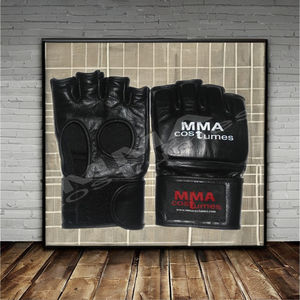 Guantes Deportivos Profesionales de Piel sin Dedos de Primera Calidad para MMA, Estilo Libre, para Alto Rendimiento, Vale Tudo, Boxeo y Disfraces - Product Image 1