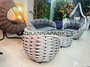 Annapark Ensemble de canapés de jardin en corde tissée de haute qualité Ensemble de meubles de jardin pour l'intérieur et l'extérieur pour hôtels restaurants et terrasses Vente en gros - Product Image 5
