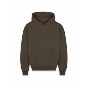 Sweat-shirts à capuche en coton lourd pour hommes de haute qualité, logo personnalisé OEM, tissu éponge, épaules tombantes, strass, écologique - Product Image 1