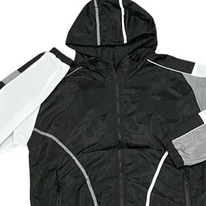 Survêtements Vintage délavés à l'acide avec surdimensionné épaules tombantes imprimé personnalisé poches bouffantes sweat-shirt Joggers coupe ample ensemble deux pièces - Product Image 2