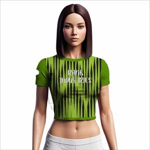 T-shirts courts pour femmes au design unique, vêtements décontractés, t-shirts courts légers pour femmes - Product Image 1