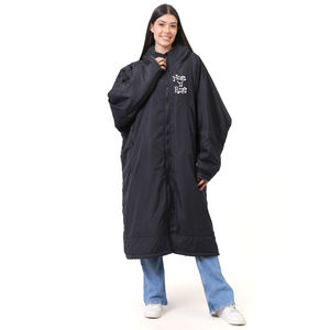 Bata de playa ecológica impermeable de 100% algodón súper absorbente y de secado rápido verano/primavera/otoño uso logotipo frontal Unisex - Product Image 2