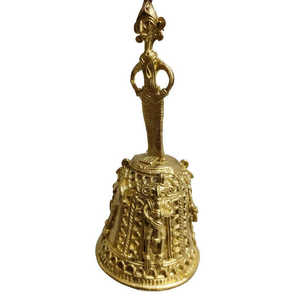 Mukherjee Handicrafts Handcrafted Dhokra Dokra <b>Gift</b> <b>Candle</b> Holder Artistic Showpiece 16cm X 7 cm X 7 cm for Home Decor Interior - Product Image 3