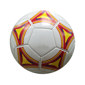 Ballon de football Omika Sports avec logo personnalisé en cuir collé thermique durable prix de gros - Product Image 1