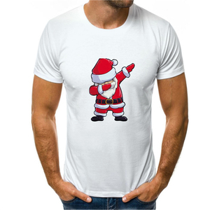 Camiseta de Navidad de alta calidad para hombres Camiseta de Navidad de algodón unisex para hombres Camiseta de Navidad de sublimación para hombres - Product Image 6