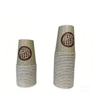 Vasos de Papel Desechables Personalizados de Grado Alimenticio - Product Image 1