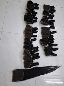 Fungmi ส่วนต่อขยายเวียดนามสำหรับผู้หญิงขนาด13X6ลูกไม้ด้านหน้า5x5ปิดกระดูกสีน้ำตาลตรงโปร่งใสเด้งได้ - Product Image 4