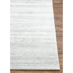 Tapis en laine et viscose tissé à la main à motifs rayés Cx-2489 en gris et noir pour usage domestique - Product Image 4