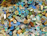 Belle véritable opale de feu de qualité AAA pour la fabrication de bijoux meilleur prix de gros vente directe d'opale éthiopienne de qualité usine Jaipur