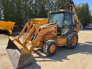 Chargeuse-pelleteuse Case 590 SUPER M 2008 NEUVE/OCCASION avec moteur et pompe hydraulique |   Chargeur de tracteur d'origine, livraison rapide - Product Image 2