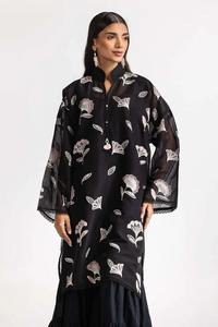 Robe de fête pour dames Robe de fête 3 pièces brodée ethnique lourde Robe trapèze à paillettes pour mariages et fêtes - Product Image 4