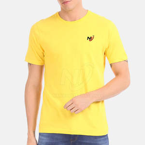 Meilleur prix 100% coton à manches courtes pour hommes T-shirts personnalisés en gros avec logo - Product Image 1