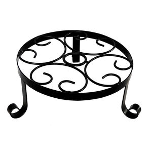 Soporte cuadrado para plantas de metal Flourish Soporte decorativo elegante para macetas y plantas para uso en interiores y exteriores Soporte para plantas - Product Image 5