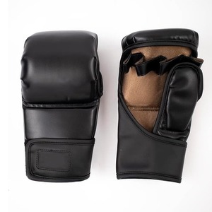 Gants de boxe MMA en cuir de vachette véritable personnalisés nouveauté gants de combat d'entraînement pour Muay Thai sparring et grappling - Product Image 4