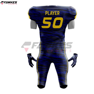 Vêtements de sport 2024 personnalisés de haute qualité uniformes de football ensembles d'uniformes de football américain en polyester - Product Image 6