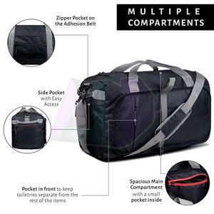 Sac de voyage multi-compartiments conçu pour un emballage organisé, les voyages et les sports, avec une portée confortable et une structure solide - Product Image 5