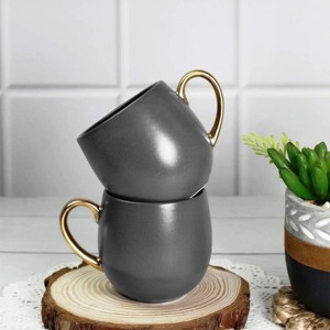 Black And White Ceramic Tea Cup <b>Set</b> of 6Hot Selling product Printed Handmade Ceramic <b>mug</b> Coffee Cups - Product Image 6