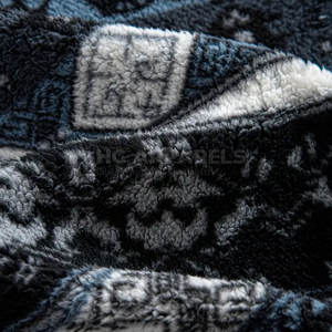 Classic Fit <b>Sherpa</b> Wool Winter <b>Jacket</b> with Plush Interior Soft Exterior Front Logo Eco-Friendly High Quality Design - Product Image 6